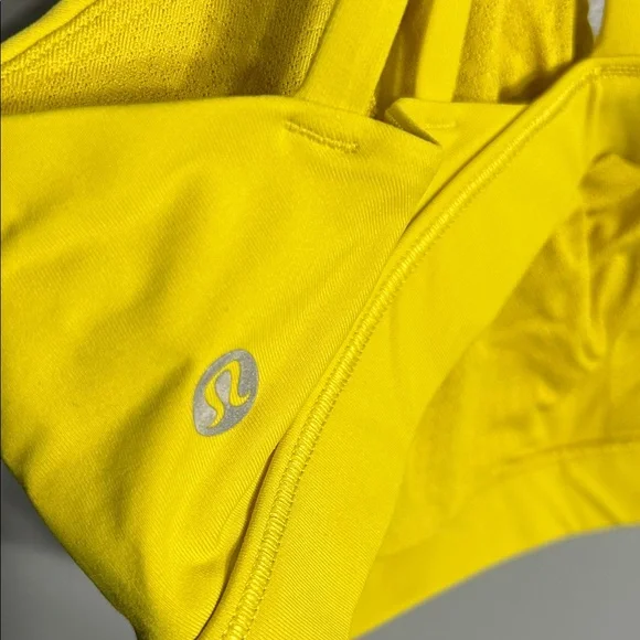 Peloton Lululemon Vibrant Yellow Sports Bra - Picture 4 of 5